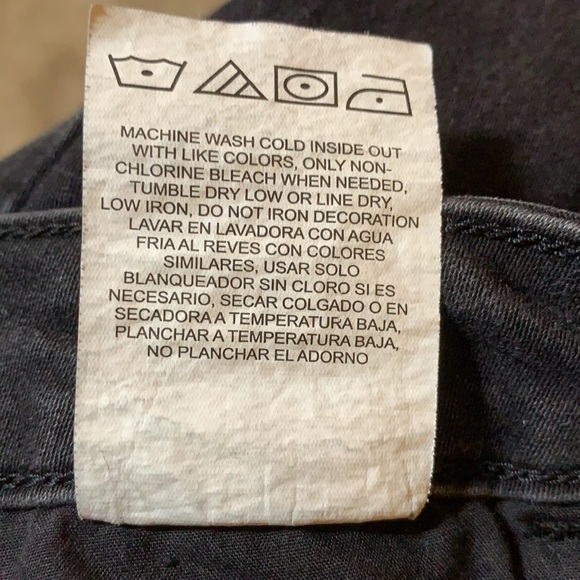 Riders by Lee Midrise Curvy Bootcut very good condition Sz 18M dark gray - Picture 7 of 7